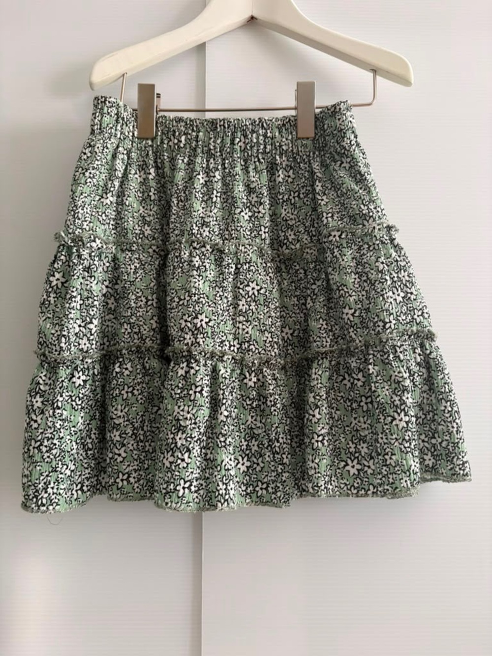 Zara Girls Floral Tiered Skort | size 10